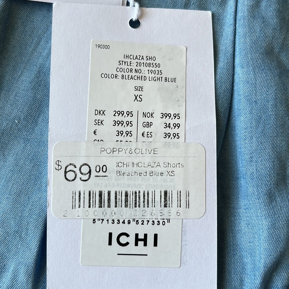 ICHI Lyocell Shorts - Picture 4 of 8